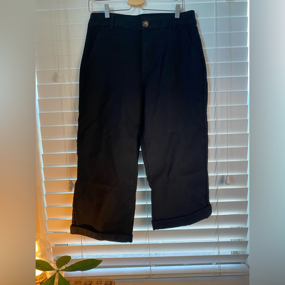 Style & Co. Women's Black Capris